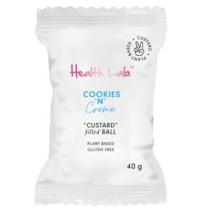 Health Lab Cookies + Creme Custard Filled Ball
