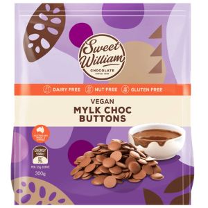 Sweet William Vegan Mylk Chocolate Baking Buttons